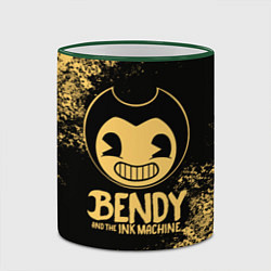 Кружка 3D Bendy And The Ink Machine, цвет: 3D-зеленый кант — фото 2