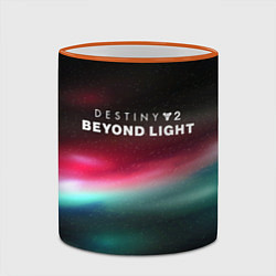Кружка 3D Destiny 2: Beyond Light, цвет: 3D-оранжевый кант — фото 2