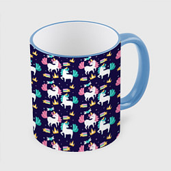 Кружка цветная Unicorn pattern