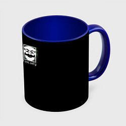 Кружка 3D MP ROBOT, цвет: 3D-белый + синий