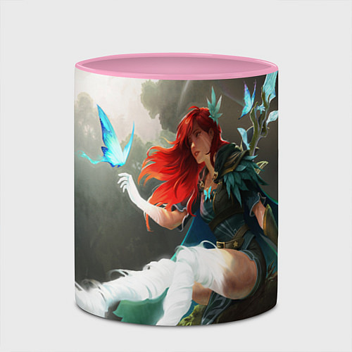 Кружка цветная Windranger Dota / 3D-Белый + розовый – фото 2