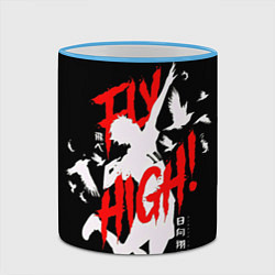 Кружка 3D Haikyuu Haikyu Haikuu !, цвет: 3D-небесно-голубой кант — фото 2
