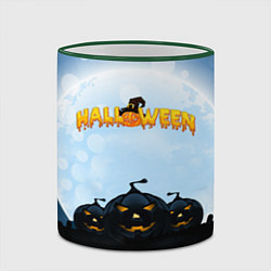 Кружка 3D Halloween Pumpkin, цвет: 3D-зеленый кант — фото 2
