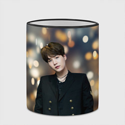 Кружка 3D MIN YOONGI, цвет: 3D-черный кант — фото 2