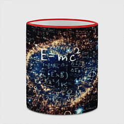 Кружка 3D Формула Вселенной, цвет: 3D-красный кант — фото 2