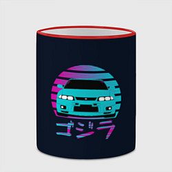 Кружка 3D Skyline R33, цвет: 3D-красный кант — фото 2