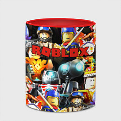 Кружка 3D ROBLOX, цвет: 3D-белый + красный — фото 2