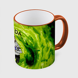 Кружка 3D Репер - OG Buda, цвет: 3D-оранжевый кант