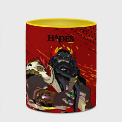 Кружка 3D Hades - Аид, цвет: 3D-белый + желтый — фото 2
