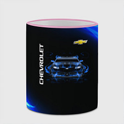 Кружка 3D Chevrolet, цвет: 3D-розовый кант — фото 2