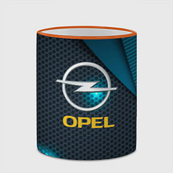 Кружка 3D OPEL ОПЕЛЬ, цвет: 3D-оранжевый кант — фото 2