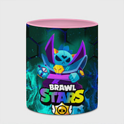 Кружка 3D Dark Lord Spike Brawl Stars, цвет: 3D-белый + розовый — фото 2