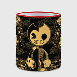 Кружка 3D Bendy And The Ink Machine краска, цвет: 3D-красный кант — фото 2