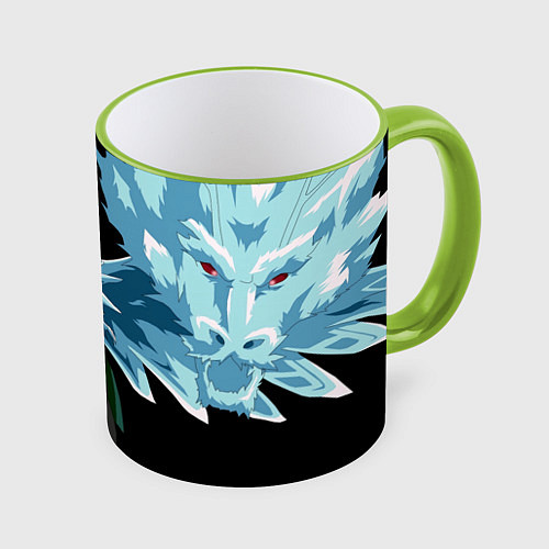 Кружка цветная Bleach Блич / 3D-Светло-зеленый кант – фото 1