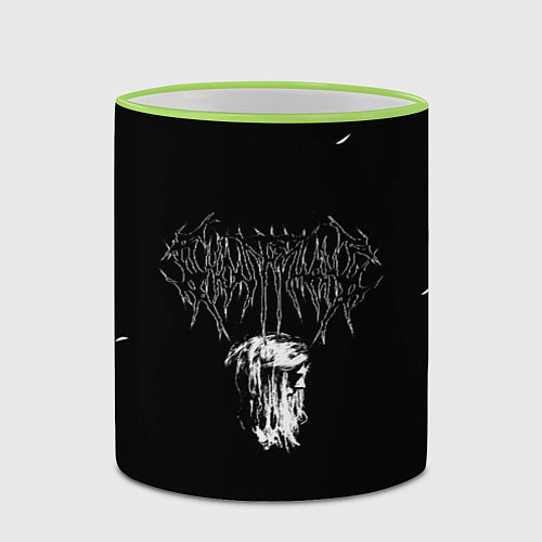 Кружка цветная GHOSTEMANE / 3D-Светло-зеленый кант – фото 2