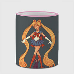 Кружка 3D Sailor Moon Сейлор Мун, цвет: 3D-розовый кант — фото 2