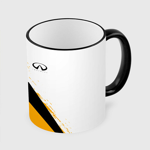 Кружка цветная Infinity Инфинити Z / 3D-Черный кант – фото 1