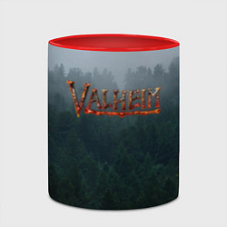 Кружка 3D Valheim, цвет: 3D-белый + красный — фото 2
