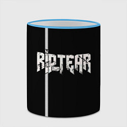 Кружка 3D Doom Rip and Tear, цвет: 3D-небесно-голубой кант — фото 2