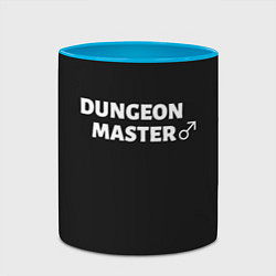 Кружка 3D Dungeon Master, цвет: 3D-белый + небесно-голубой — фото 2