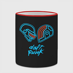 Кружка 3D Daft Punk, цвет: 3D-красный кант — фото 2