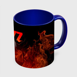 Кружка 3D DAYZ ДЕЙЗИ, цвет: 3D-белый + синий