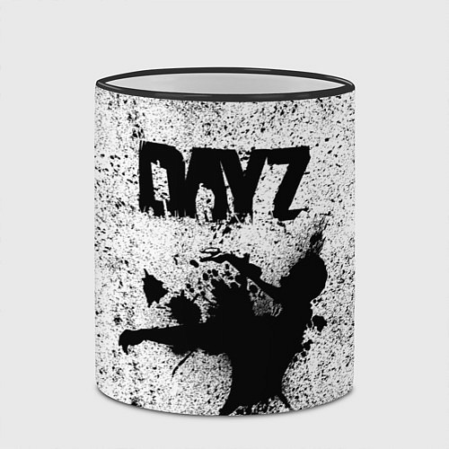 Кружка цветная DayZ / 3D-Черный кант – фото 2