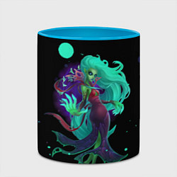 Кружка 3D Death prophet Dota 2, цвет: 3D-белый + небесно-голубой — фото 2