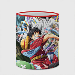 Кружка 3D ONE PIECE ВАН ПИС, цвет: 3D-красный кант — фото 2