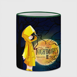 Кружка 3D Little Nightmares 2, цвет: 3D-зеленый кант — фото 2