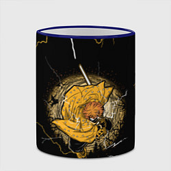 Кружка 3D ЗЕНИЦУ ZENITSU КЛИНОК РАССЕКАЮЩИЙ ДЕМОНОВ, цвет: 3D-синий кант — фото 2
