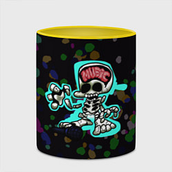 Кружка 3D Friday Night Funkin, цвет: 3D-белый + желтый — фото 2