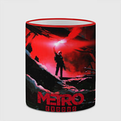 Кружка 3D Metro Exodus, цвет: 3D-красный кант — фото 2