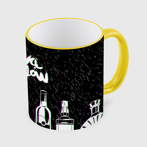 Кружка цветная SLAVA MARLOW 1 / 3D-Желтый кант – фото 1