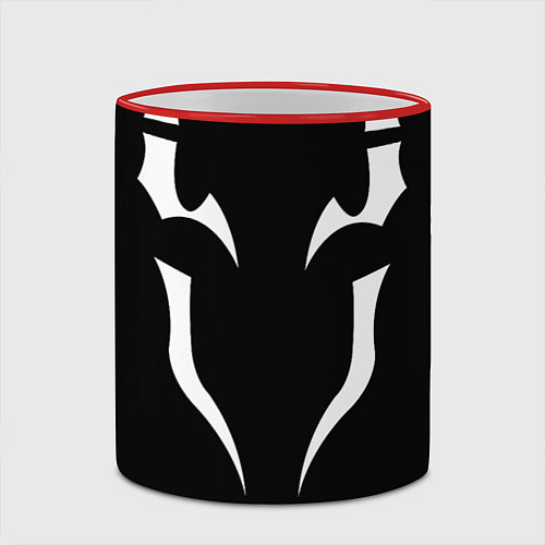 Кружка цветная ИТАДОРИ ТАТУ JUJUTSU KAISEN / 3D-Красный кант – фото 2