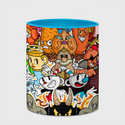 Кружка 3D CUPHEAD, цвет: 3D-белый + небесно-голубой — фото 2