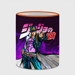 Кружка 3D JOJOS BIZARRE ADVENTURE, цвет: 3D-оранжевый кант — фото 2