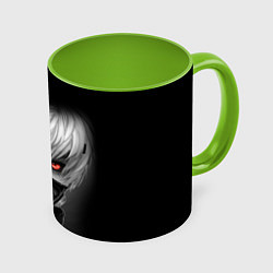 Кружка 3D TOKYO GHOUL ТОКИЙСКИЙ ГУЛЬ, цвет: 3D-белый + светло-зеленый