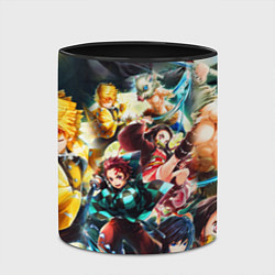 Кружка 3D КЛИНОК РАССЕКАЮЩИЙ ДЕМОНОВ ПЕРСОНАЖИ, цвет: 3D-белый + черный — фото 2