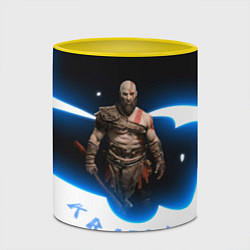 Кружка 3D Power of Kratos, цвет: 3D-белый + желтый — фото 2
