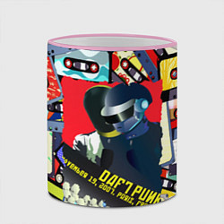 Кружка 3D Daft Punk Records, цвет: 3D-розовый кант — фото 2