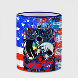 Кружка 3D Daft Punk american dream, цвет: 3D-синий кант — фото 2