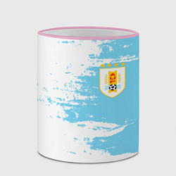 Кружка 3D Сборная Уругвая, цвет: 3D-розовый кант — фото 2