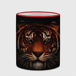 Кружка 3D TIGER, цвет: 3D-красный кант — фото 2