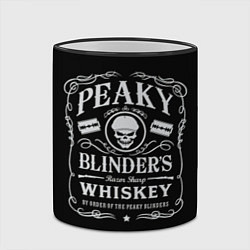 Кружка 3D Острые Козырьки Whiskey, цвет: 3D-черный кант — фото 2