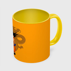 Кружка 3D Kid Goku, цвет: 3D-белый + желтый