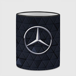 Кружка 3D MERCEDES BENZ 3D Geometry 3Д, цвет: 3D-черный кант — фото 2