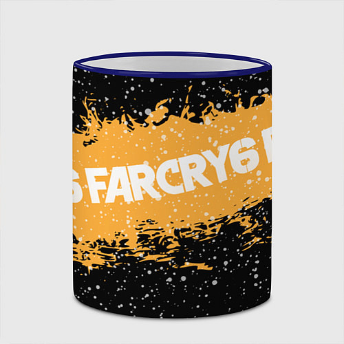 Кружка цветная Far Cry 6 / 3D-Синий кант – фото 2