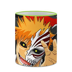 Кружка 3D Bleach, Ичиго Куросаки, цвет: 3D-светло-зеленый кант — фото 2