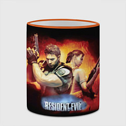 Кружка 3D Resident Evil Рэдфилд, цвет: 3D-оранжевый кант — фото 2